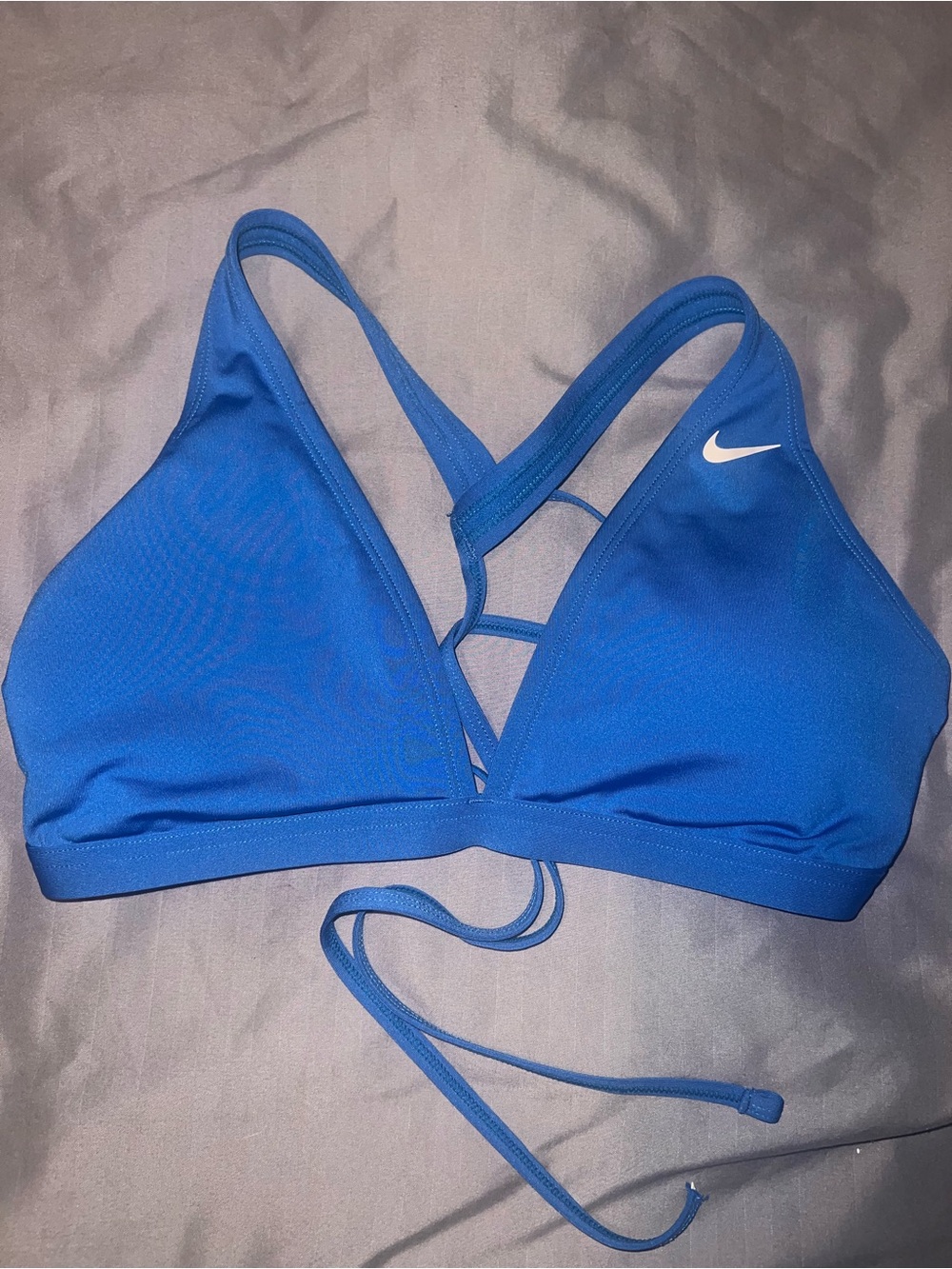 Nike Women's Hydra-strong Strappy Triangle bikini top swimwear bathing suit XL